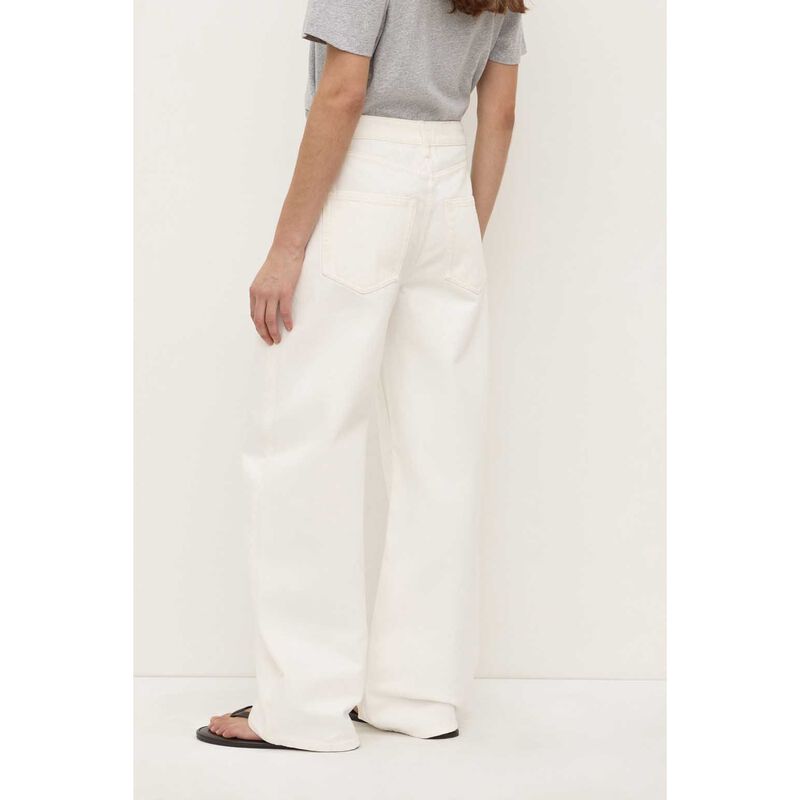 Assembly Label Low Curve Mid Rise Jean Vintage White image number 1